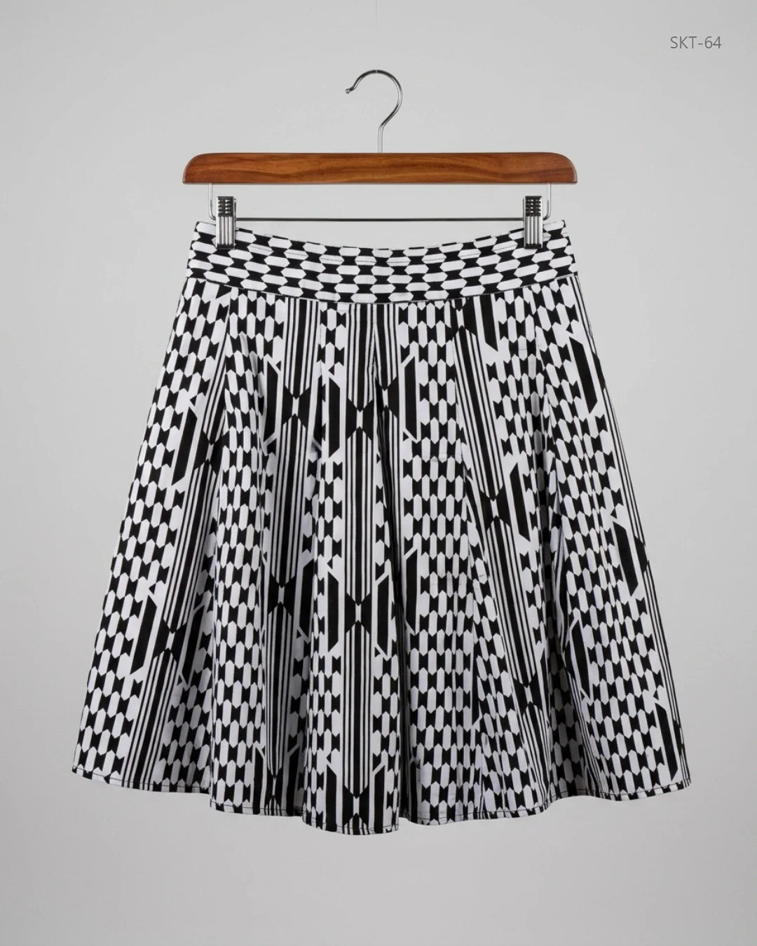 CUT LABEL Black & White Women'S Skirts (SKT-64)