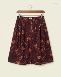 MARKS & SPENCER (SKT-70) Maroon Women'S Skirts