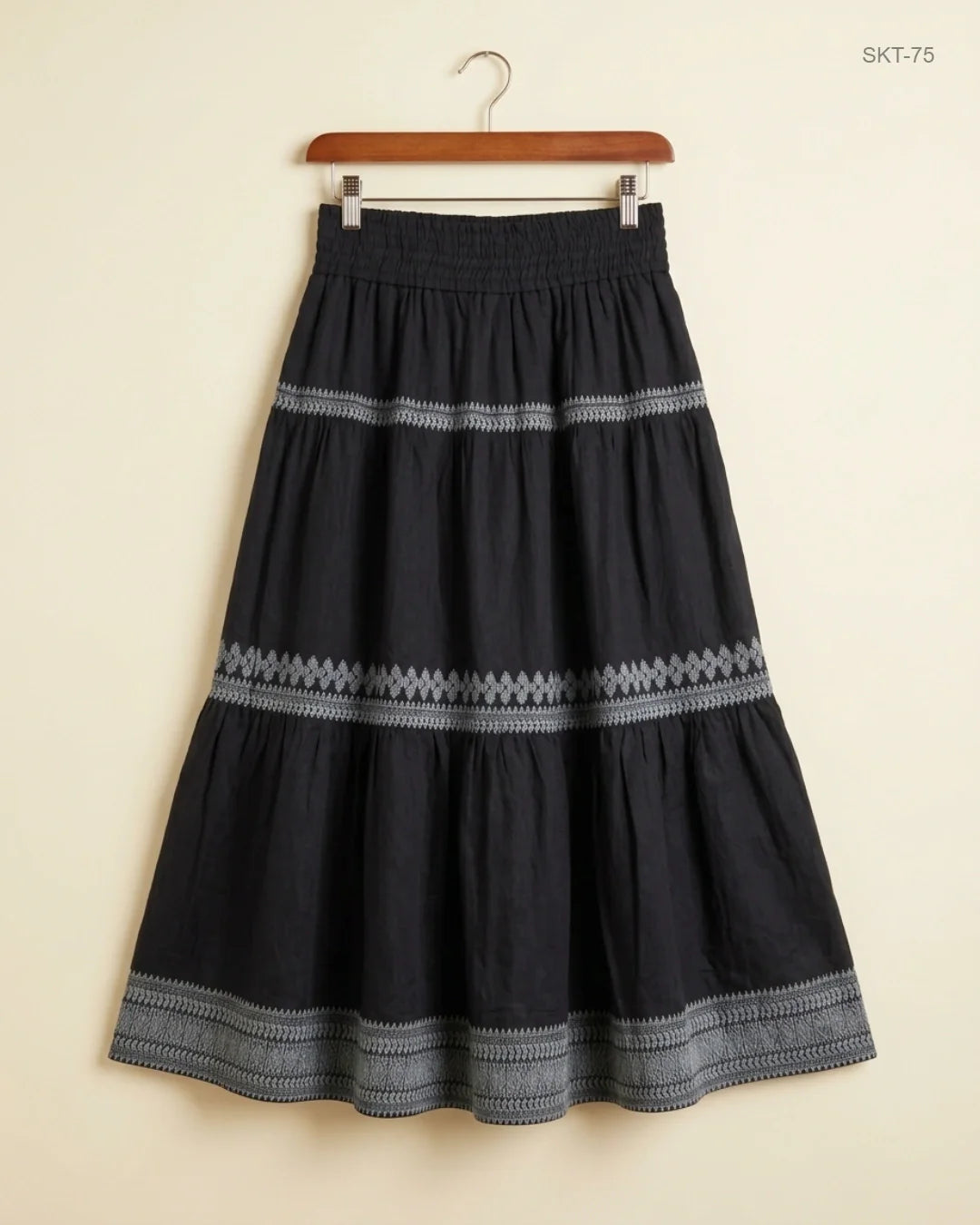 WARP (SKT-75) Black Women'S Skirts