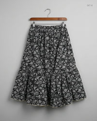 CUT LABEL Black & White Women'S Skirts (SKT-8)