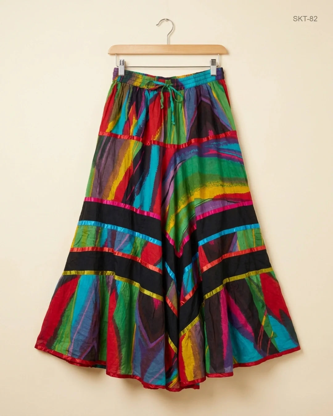 ROMAN (SKT-82) Multi Color Women'S Skirts