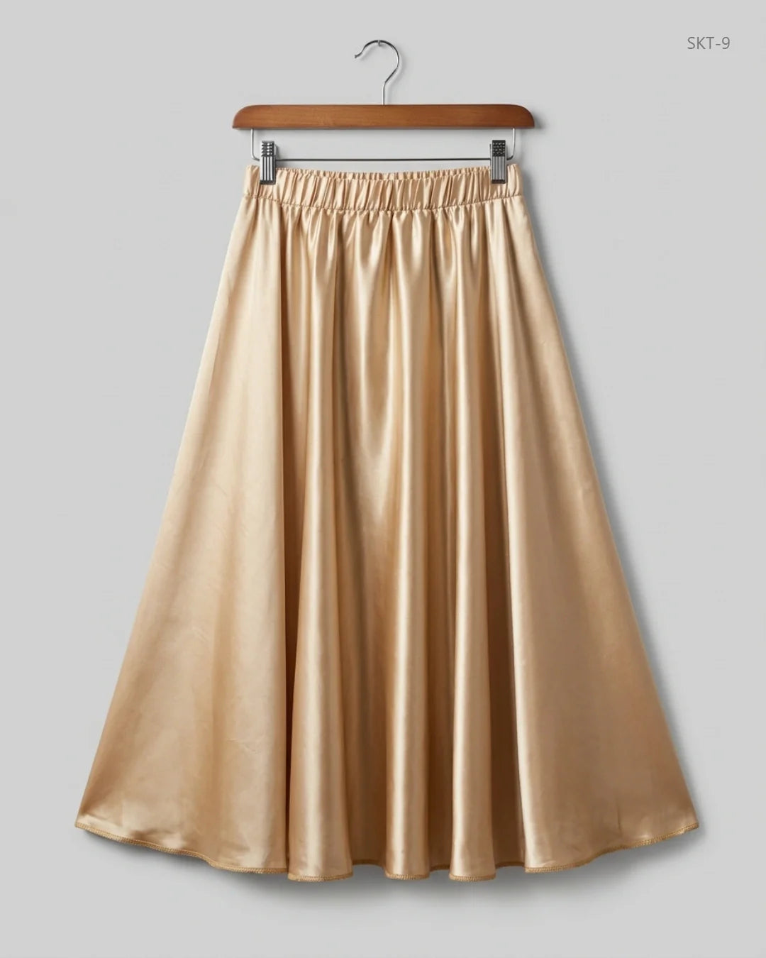 CUT LABEL Gold Color Women'S Skirts (SKT-9)