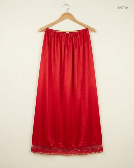 Premium Condition Women's skirts | Preloved CUT LABEL | Red Polyester | Thrift Shop for Womens Islamabad Pakistan | OTS