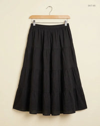 CANVAS (SKT-95) Black Women'S Skirts