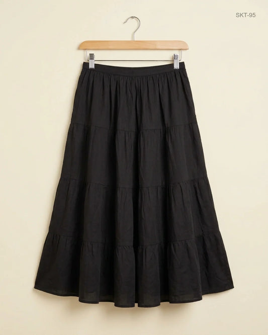 Women's skirts | CANVAS | Preloved Branded | Black Cotton | Premium | OTS Thrift Store Peshawar Pakistan