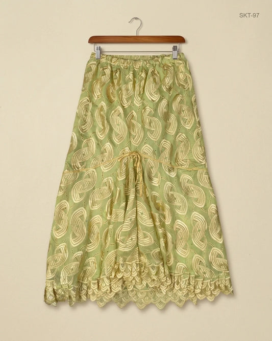 Shop Premium Women's skirts by Unknown | Preloved Branded Clothes | Yellow Cotton | Womens | OTS Thrift Store Peshawar Pakistan