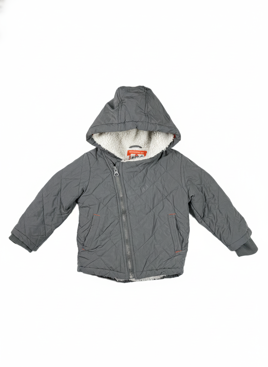 Secondhand Branded Boys Jackets by BABY CLUB, GRAY POLYSTER fabric, PREMIUM PLUS condition, for BOYS - Online Thrift Shop Lahore Pakistan