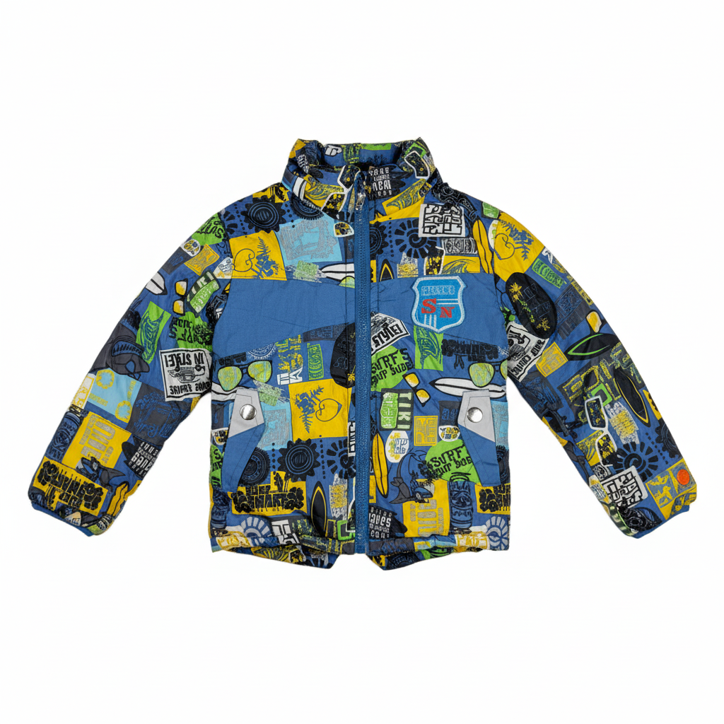 UK Imported secondhand Boys Jackets - CROSS FIRE brand, BLUE POLYSTER, PREMIUM PLUS condition, for BOYS - Online Thrift Store Lahore Pakistan