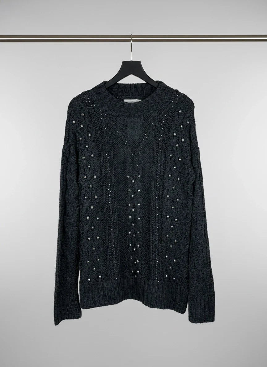 Dark Grey Winter Cardigans & Sweater by H&M (WCS-28)