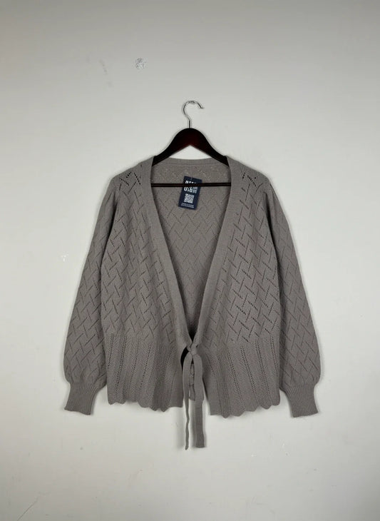 Preloved Premium Winter Cardigans & Sweaters by Cut label, Brown Acrylic for Women - OTS Thrift Shop Peshawar Pakistan