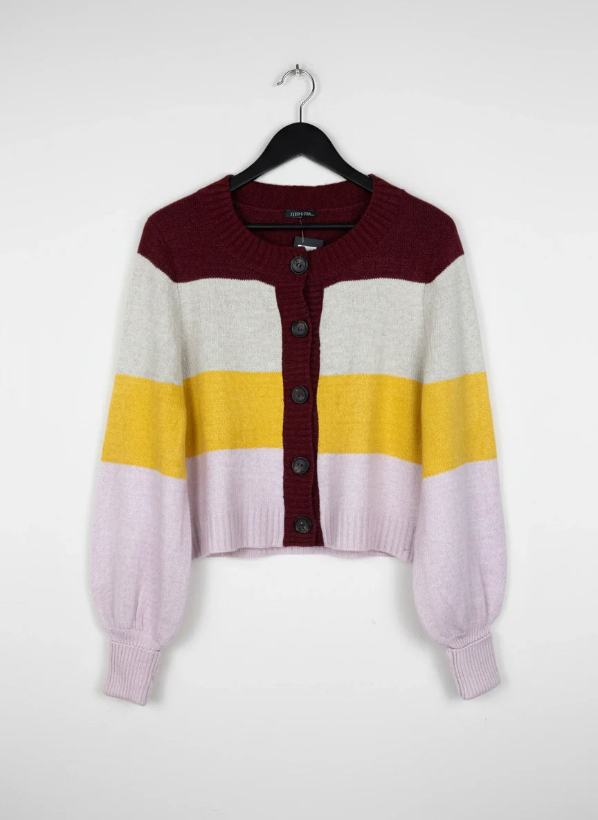 Secondhand Branded Winter Cardigans & Sweaters by Cut label, Multi Acrylic fabric, Premium condition, for Women - Online Thrift Shop Lahore Pakistan