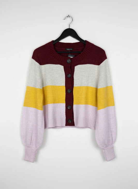 Secondhand Branded Winter Cardigans & Sweaters by Cut label, Multi Acrylic fabric, Premium condition, for Women - Online Thrift Shop Lahore Pakistan