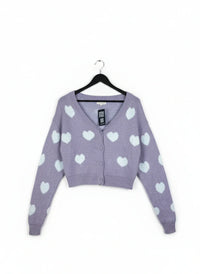 Purple Winter Cardigans & Sweaters by L.A.Hearts (WCS-71)
