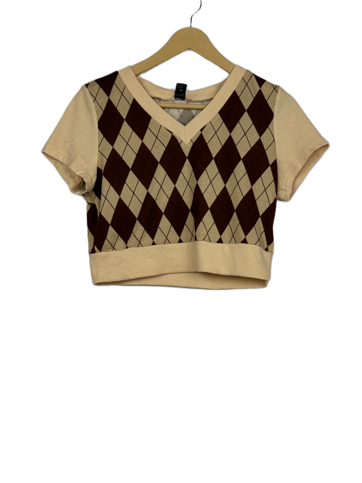 Khaki Winter Crop Top by Shein (WCT-1)