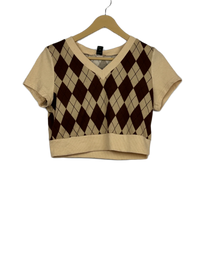 Khaki Winter Crop Top by Shein (WCT-1)