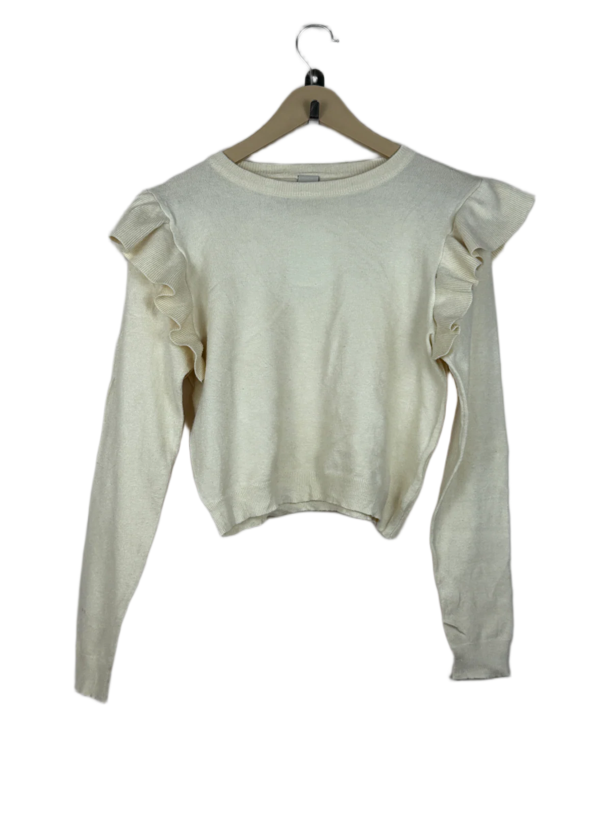 Excellent Condition Winter Crop Tops | Preloved Zebra | Lime Polyester | Thrift Shop for Women Peshawar Pakistan | OTS