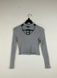 Black & White Winter Crop Top by Topshop (WCT-104)