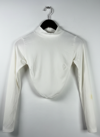 Primark (WWCT-106) Short-Sleeve Fuzzy Polo Crop Top