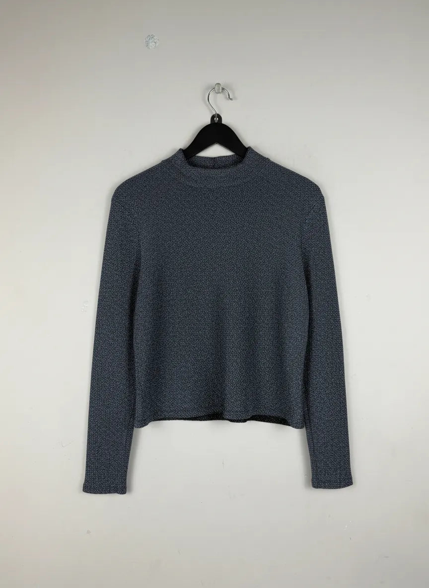 Secondhand Branded Winter Crop Tops by Atmosphere, Black Nylon fabric, Premium condition, for Women - Online Thrift Shop Peshawar Pakistan