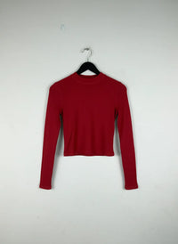 Red Winter Crop Top by PIMKIE (WCT-114)