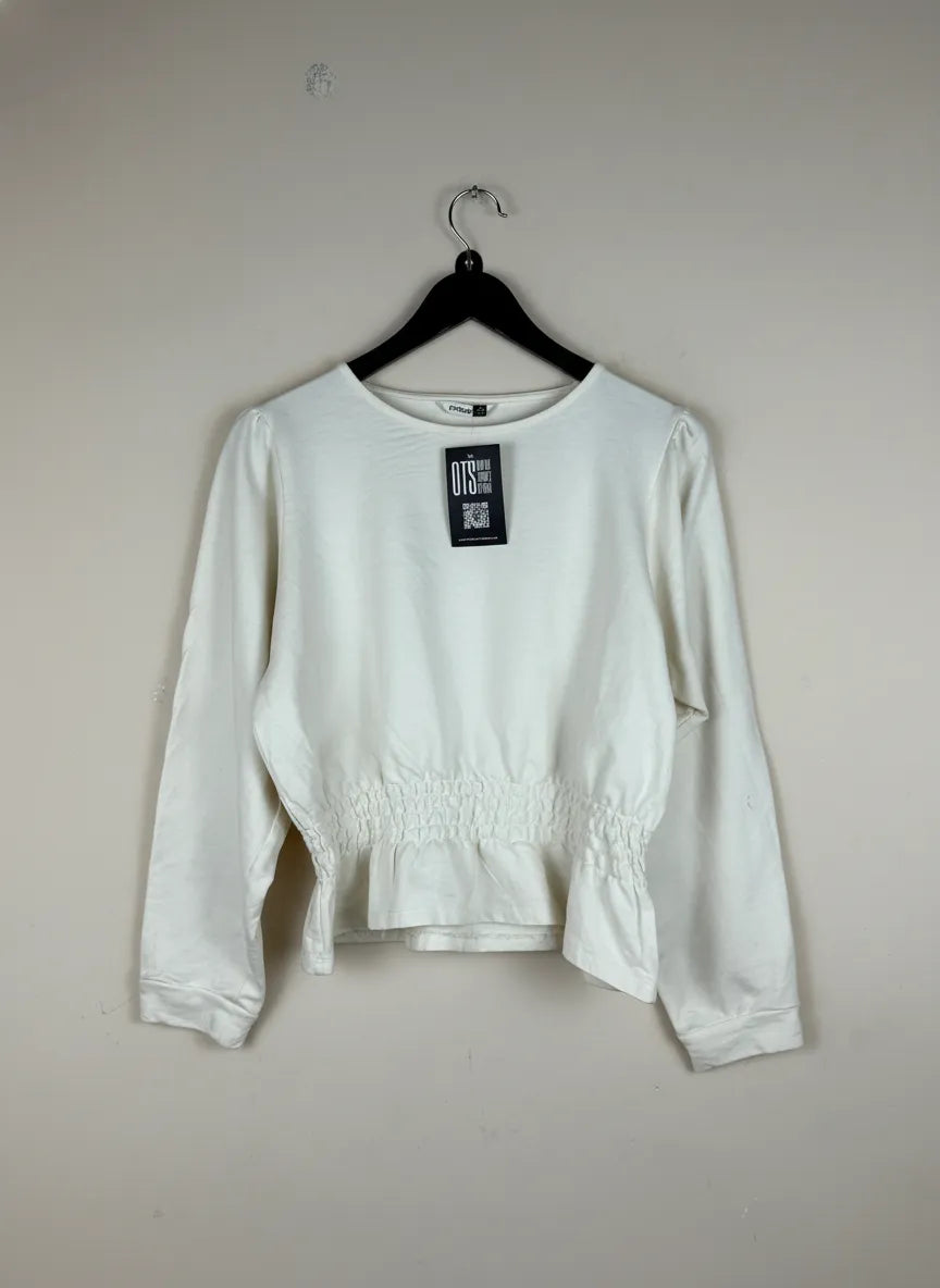 White Winter Crop Top by Pep & Co (WCT-118)