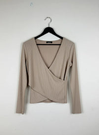 Beige Winter Crop Top by Boohoo (WCT-124)