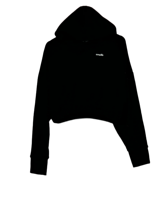 Shop Premium Winter Crop Tops by Oneills | Preloved Branded Clothes | Black Cotton | Women | OTS Thrift Store Peshawar Pakistan
