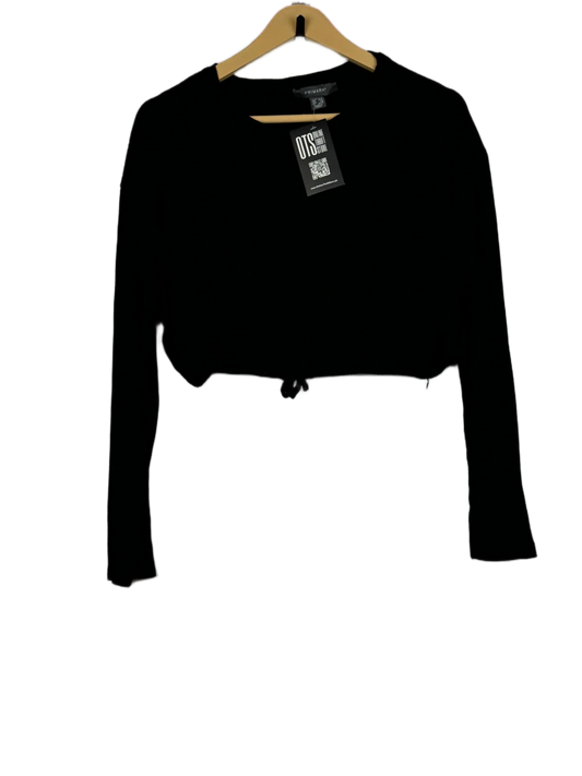 UK Imported secondhand Winter Crop Tops - Primark brand, Black Polyester, Premium condition, for Women - Online Thrift Store Peshawar Pakistan