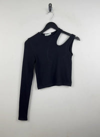 Black Winter Crop Top by STR (WCT-142)