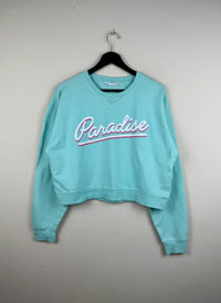 Sea Green Winter Crop Top by Lefties (WCT-152)