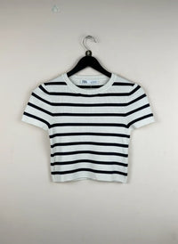 Black & White Winter Crop Top by Zara (WCT-159)
