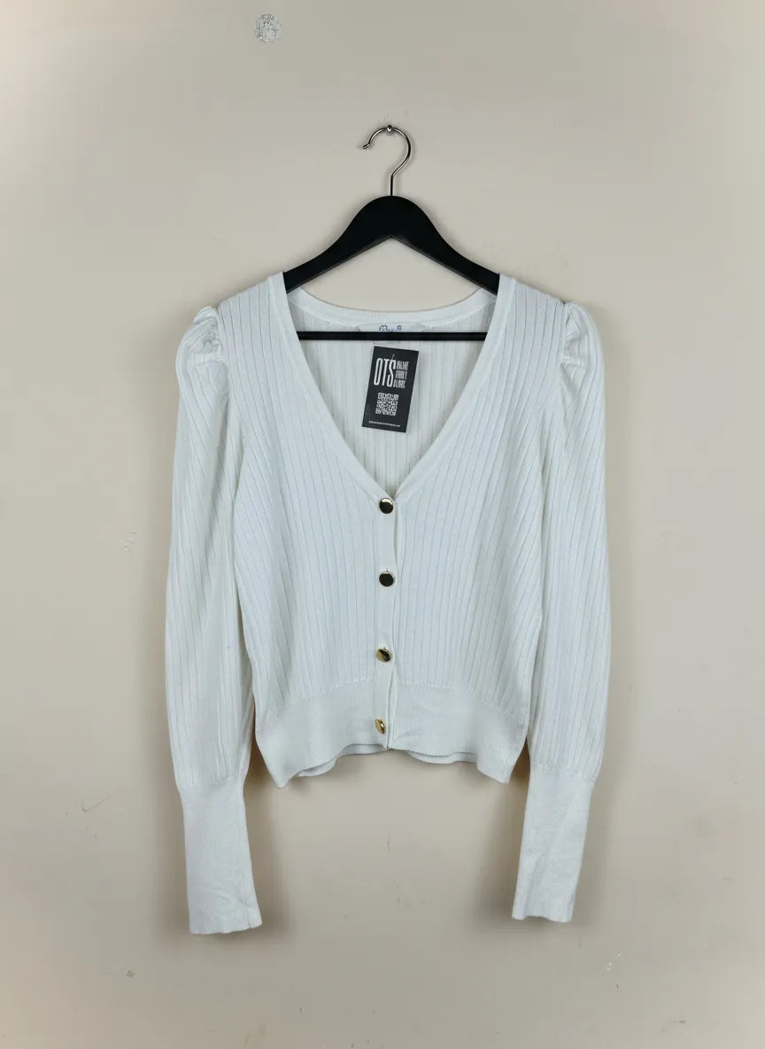 UK Imported secondhand Winter Crop Tops - Primark brand, White Polyester, Premium condition, for Women - Online Thrift Store Lahore Pakistan