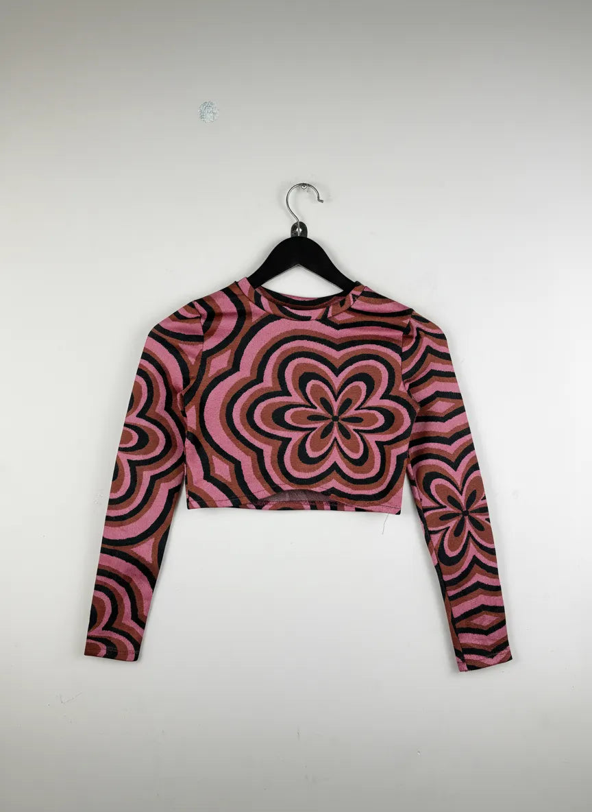 Multi Color Winter Crop Top by Candy (WCT-171)