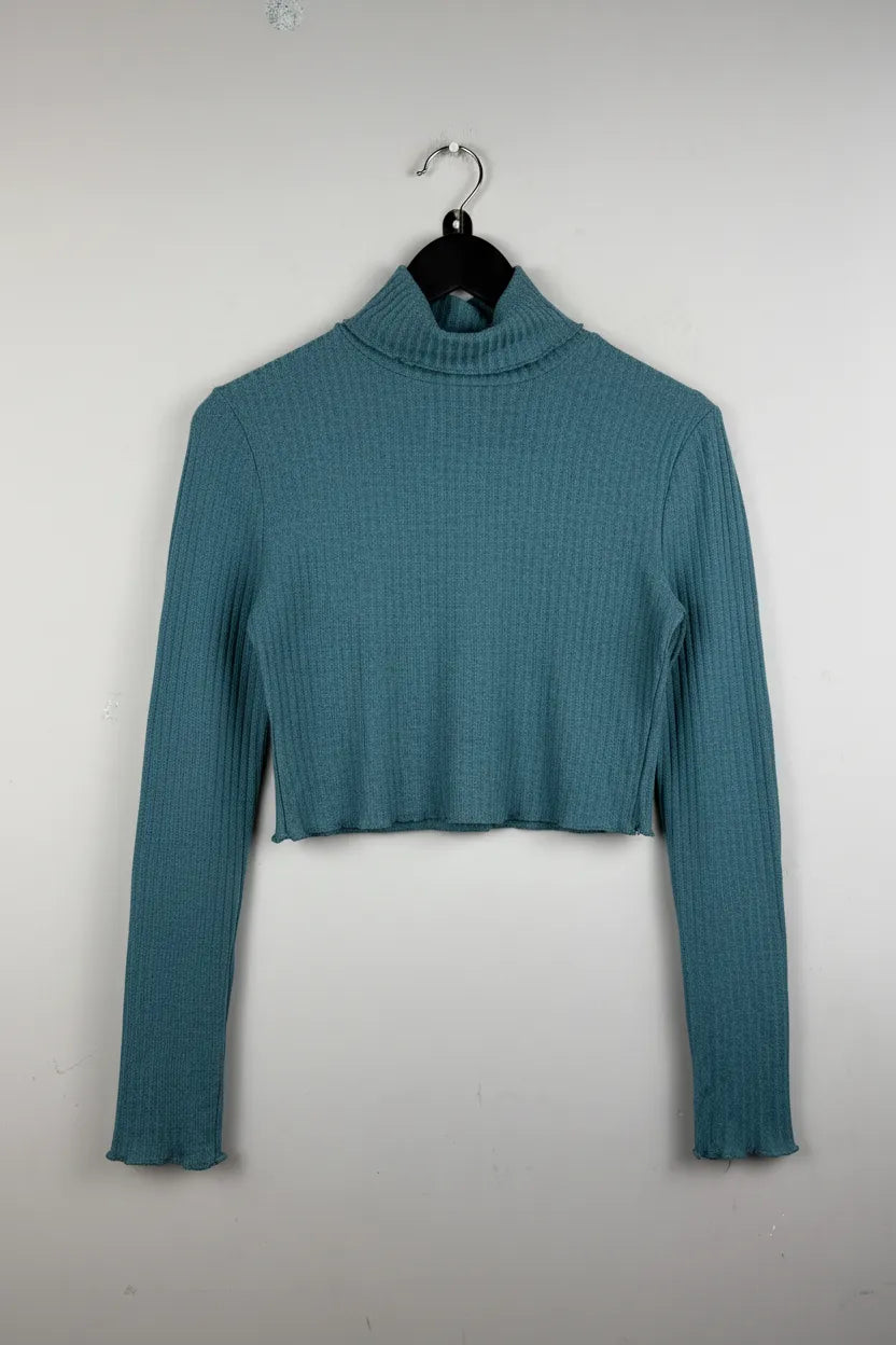 Grey Winter Crop Top by Shein (WCT-176)
