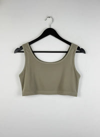 Brown Winter Crop Top by Unknown (WCT-189)