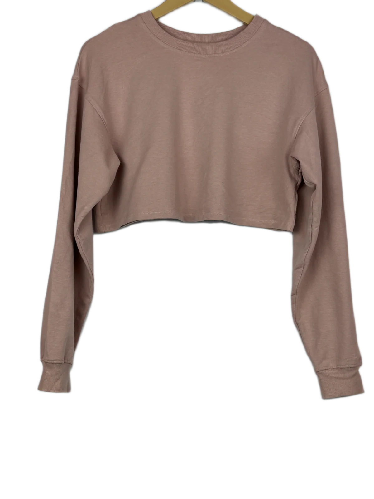 Premium Condition Winter Crop Tops | Preloved Bershka | Teapink Cotton | Thrift Shop for Women Lahore Pakistan | OTS