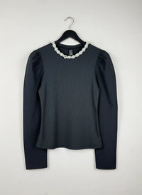 Black Winter Crop Top by Shein (WCT-204)