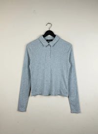 Gray Winter Crop Top by New Look (WCT-208)