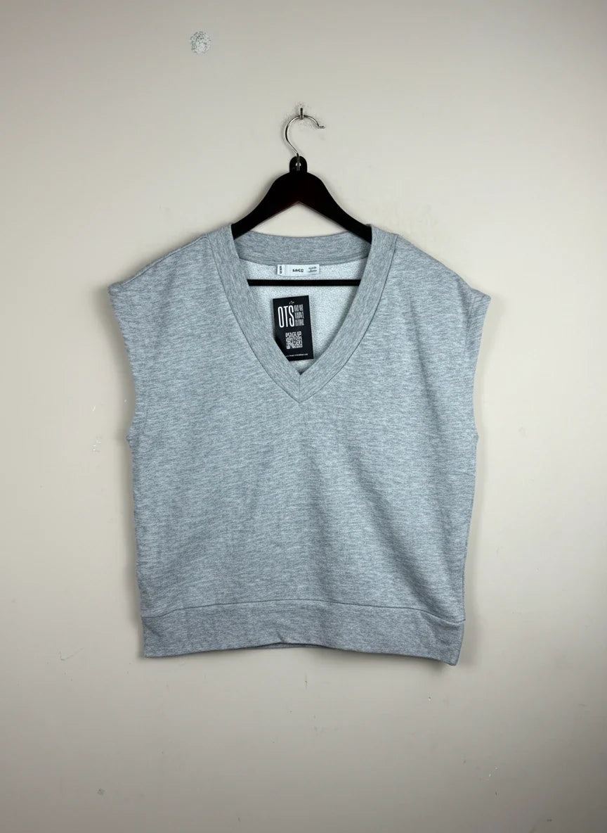 Grey Winter Crop Top by Mango (WCT-217)
