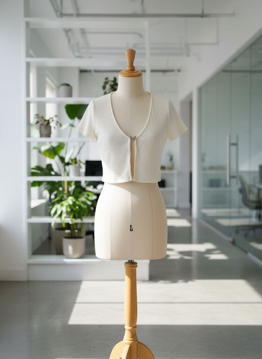 White Winter Crop Tops by H&M (WWCT-219)