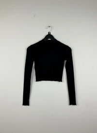 Black Winter Crop Top by pull&Bear (WCT-227)