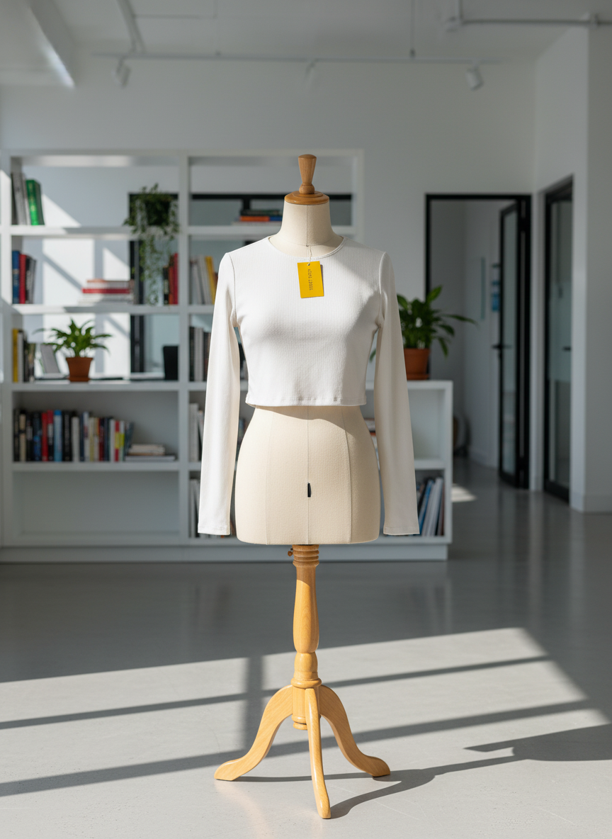 White Winter Crop Tops by H&M (WWCT-234)