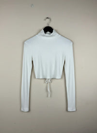 Off White Winter Crop Top by Bershka (WCT-239)