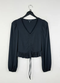 Black Winter Crop Top by New Look (WCT-242)