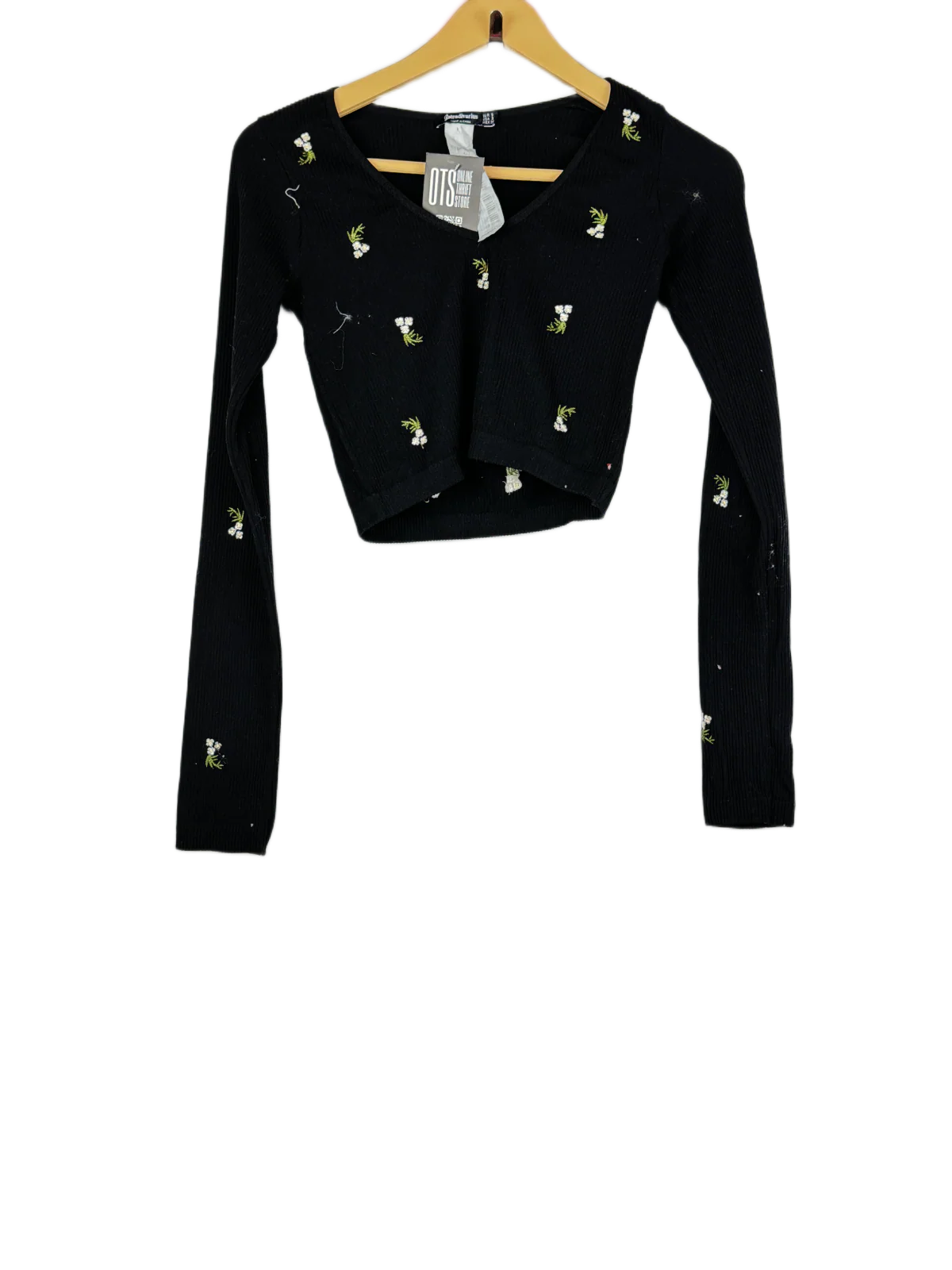 Black Winter Crop Top by Stradivarius (WCT-25)