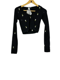Black Winter Crop Top by Stradivarius (WCT-25)