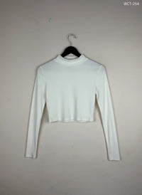Off White Winter Crop Top by Primark (WCT-264)