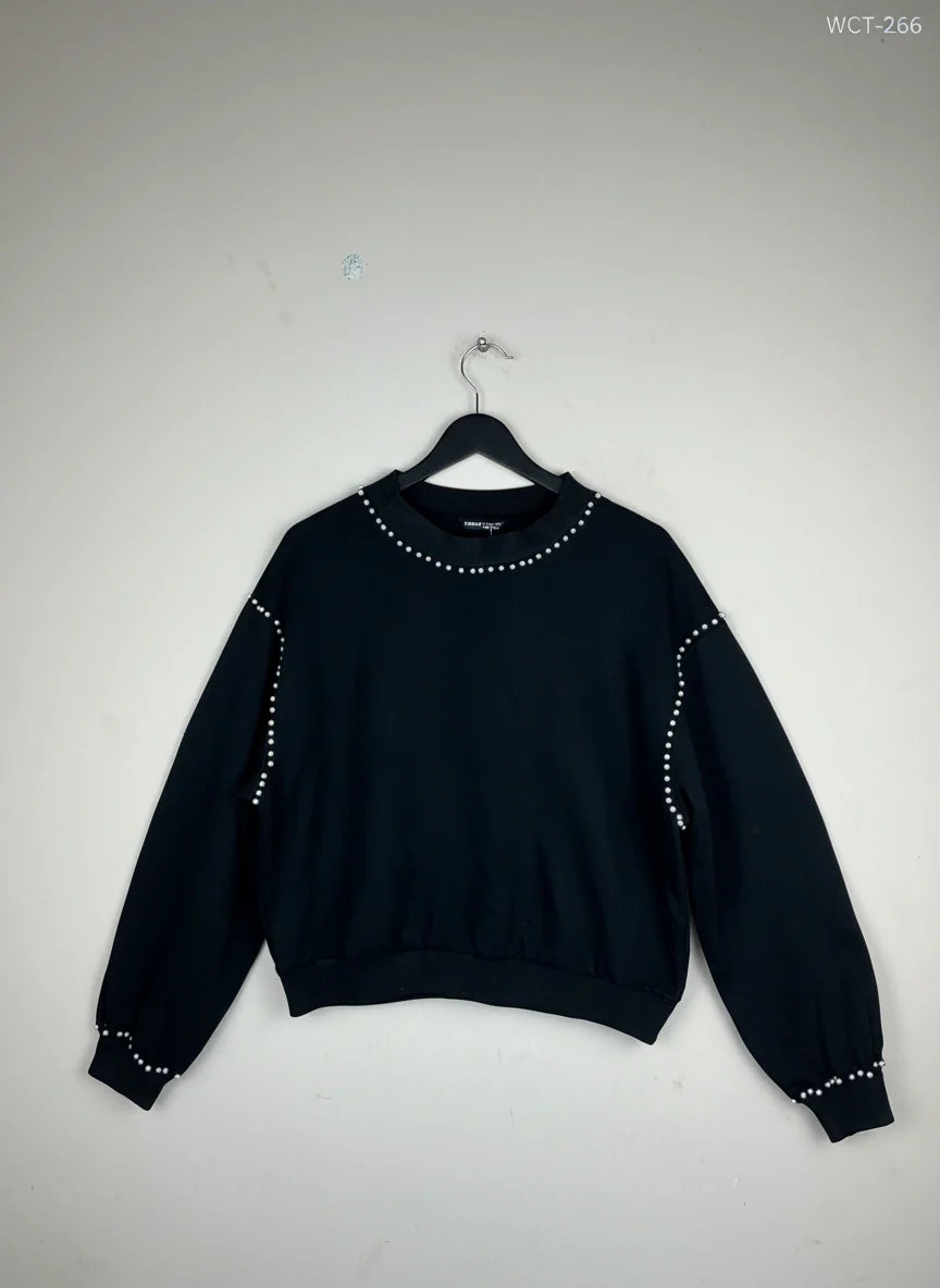 Black Winter Crop Top by Shein (WCT-266)