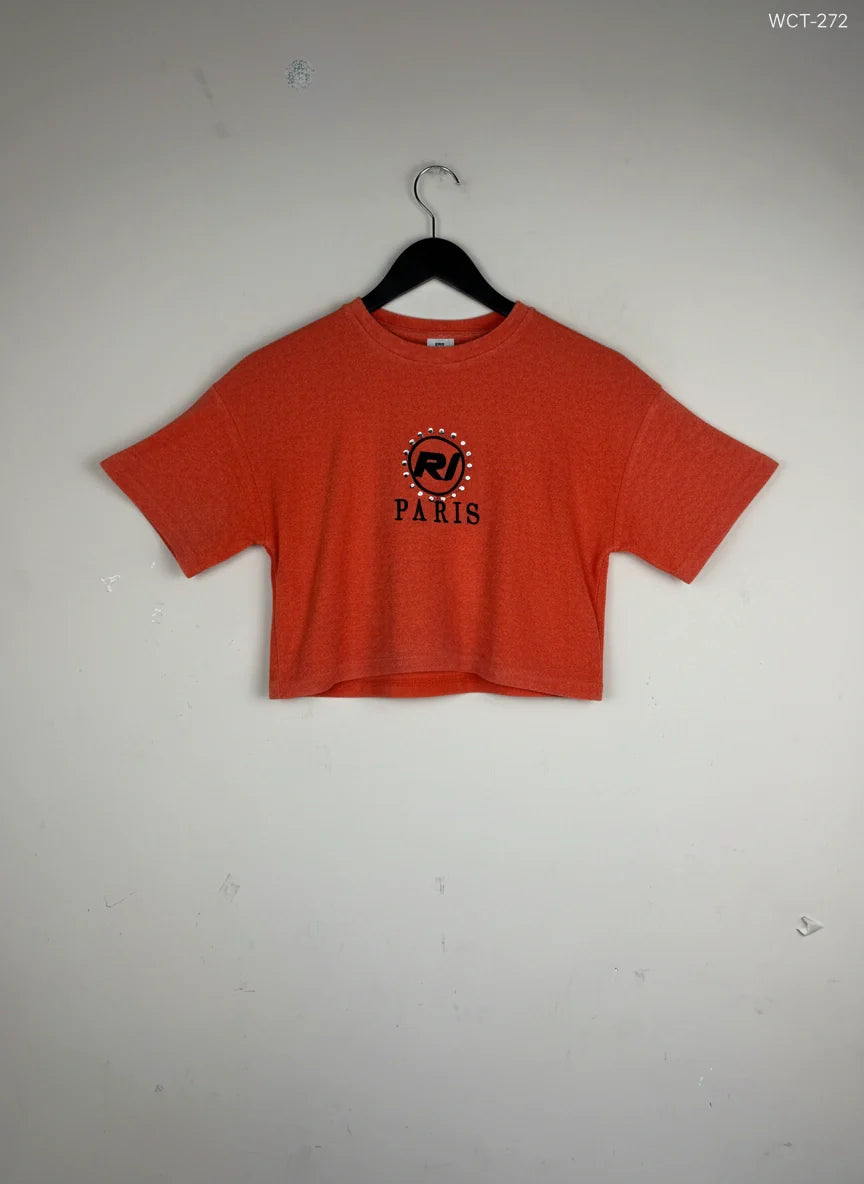 Orange Winter Crop Top by River Island (WCT-272)