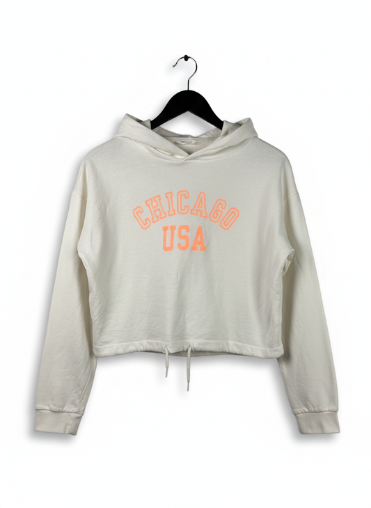 Shop PREMIUM PLUS Winter Crop Tops by H&M | Preloved Branded Clothes | WHITE COTTON | Women | OTS Thrift Store Karachi Pakistan